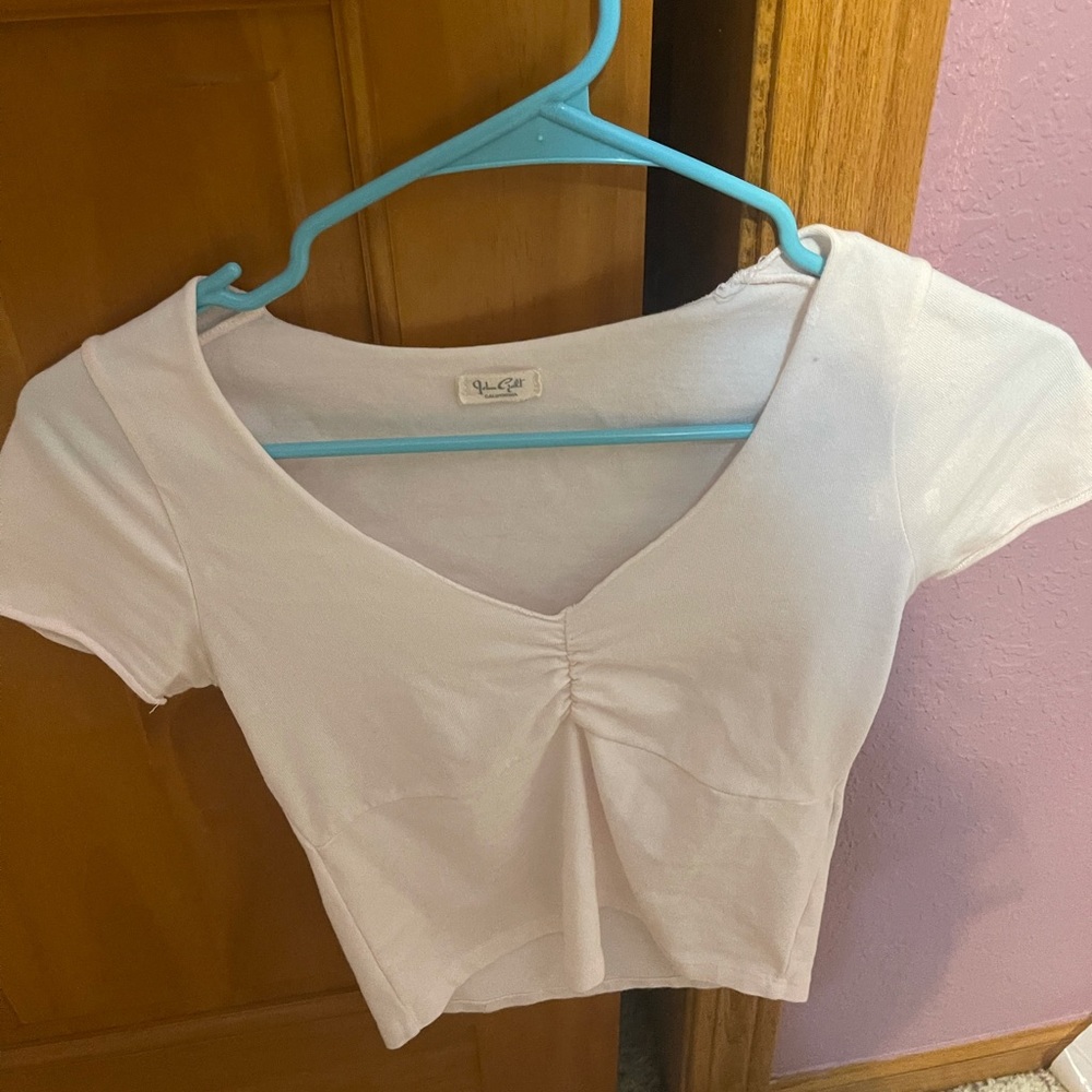 baby pink brandy Melville shirt